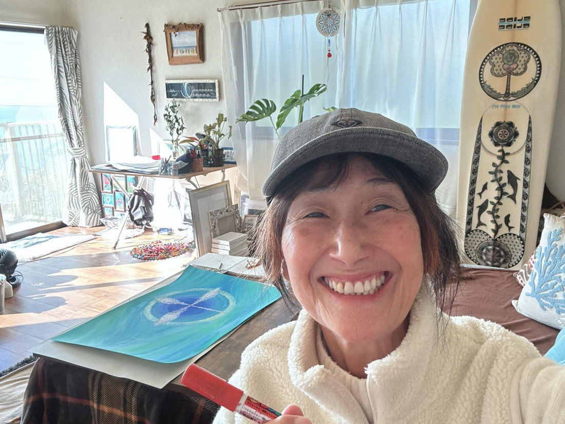 舟に乗って、意識の海を渡る――kumi happy artの瞑想世界