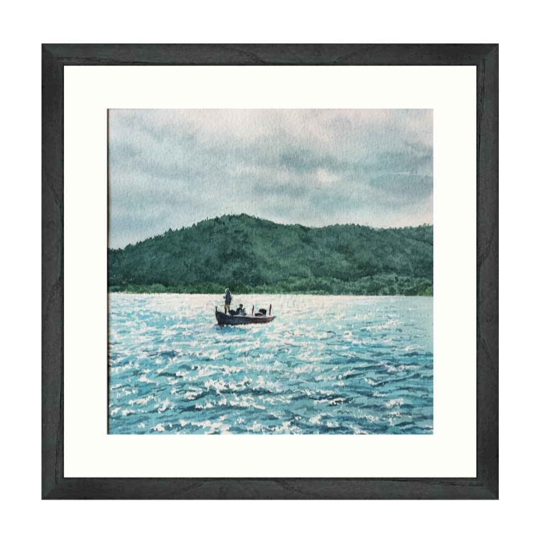 湖上の風景