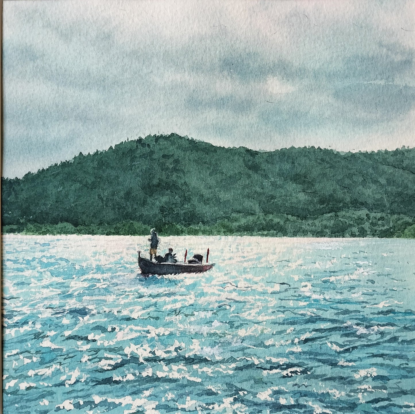 湖上の風景