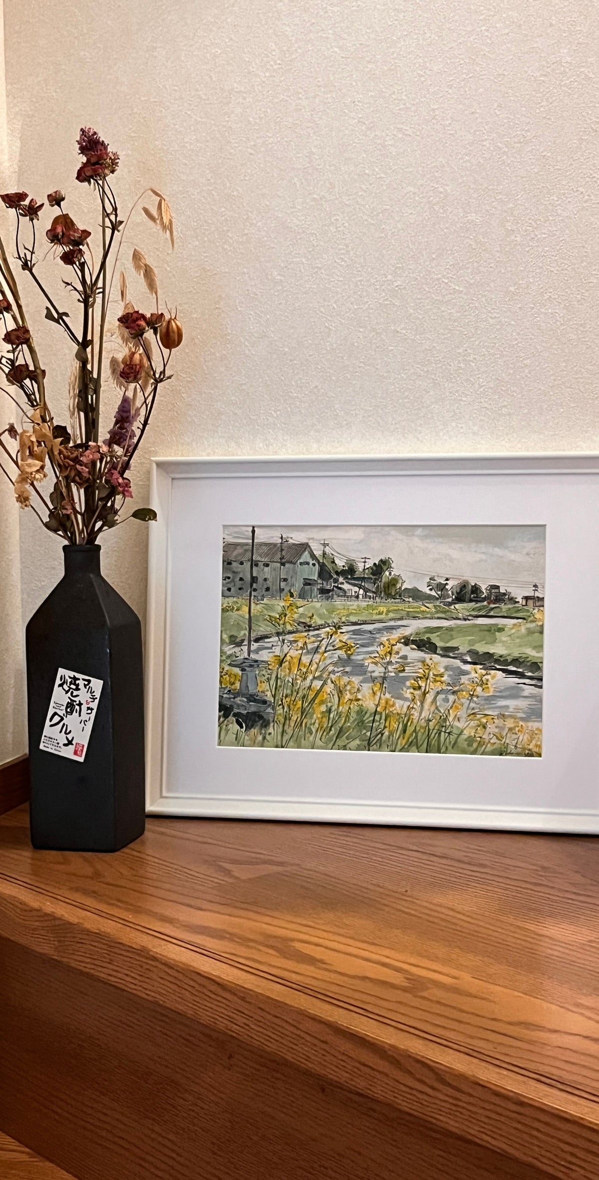 菜の花咲く綾瀬川