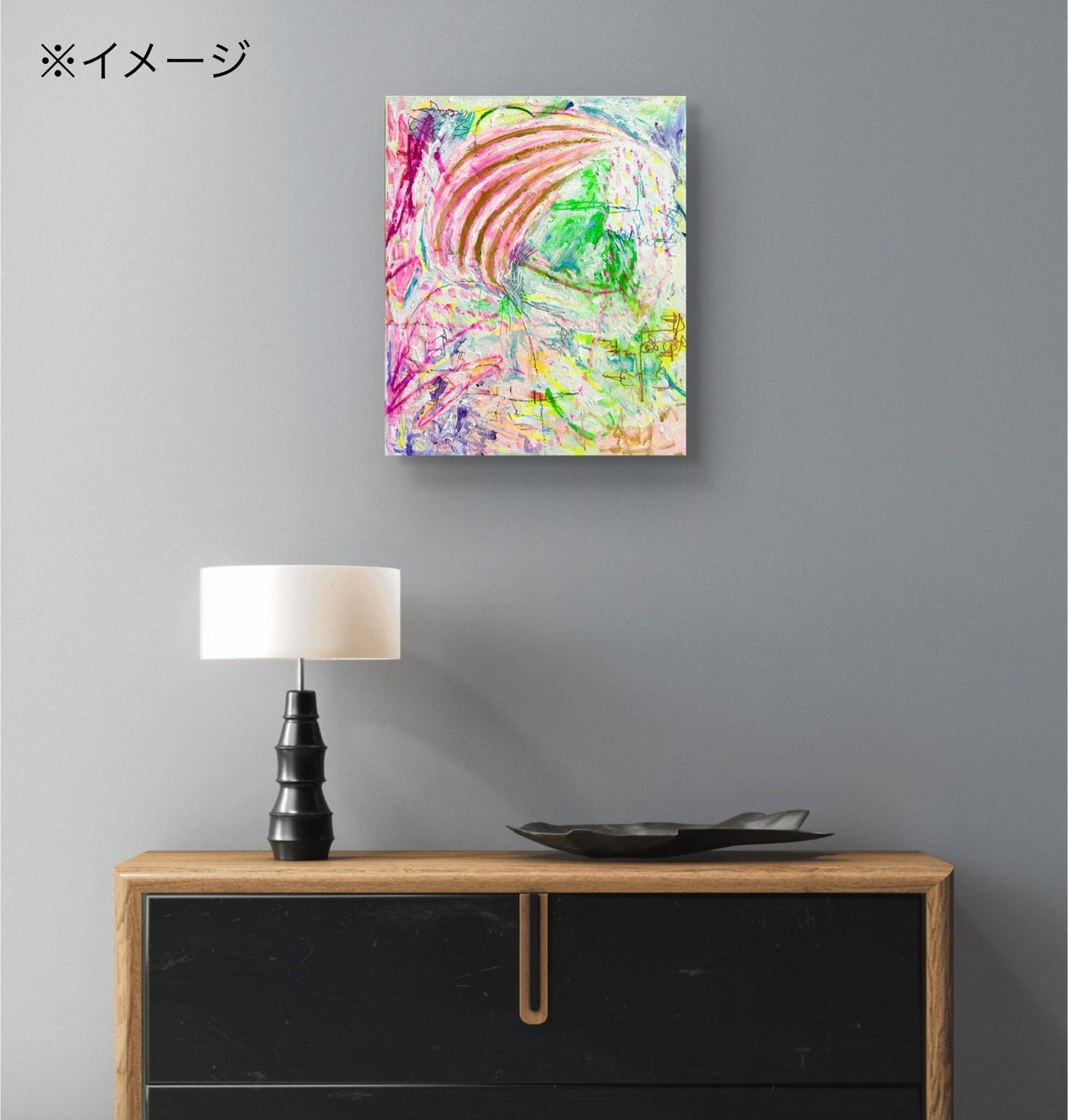 Color Shower  木製パネル　原画