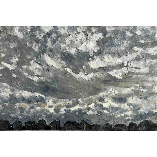 原画・油彩 「近所の風景　20269」 絵画・ P6（27×41cm ）アート・ キャンバス