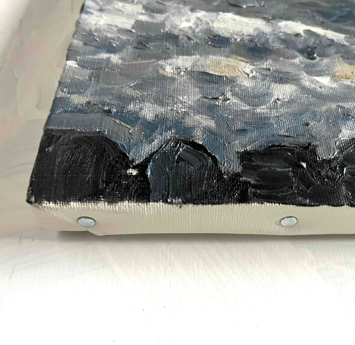 原画・油彩 「近所の風景　20269」 絵画・ P6（27×41cm ）アート・ キャンバス
