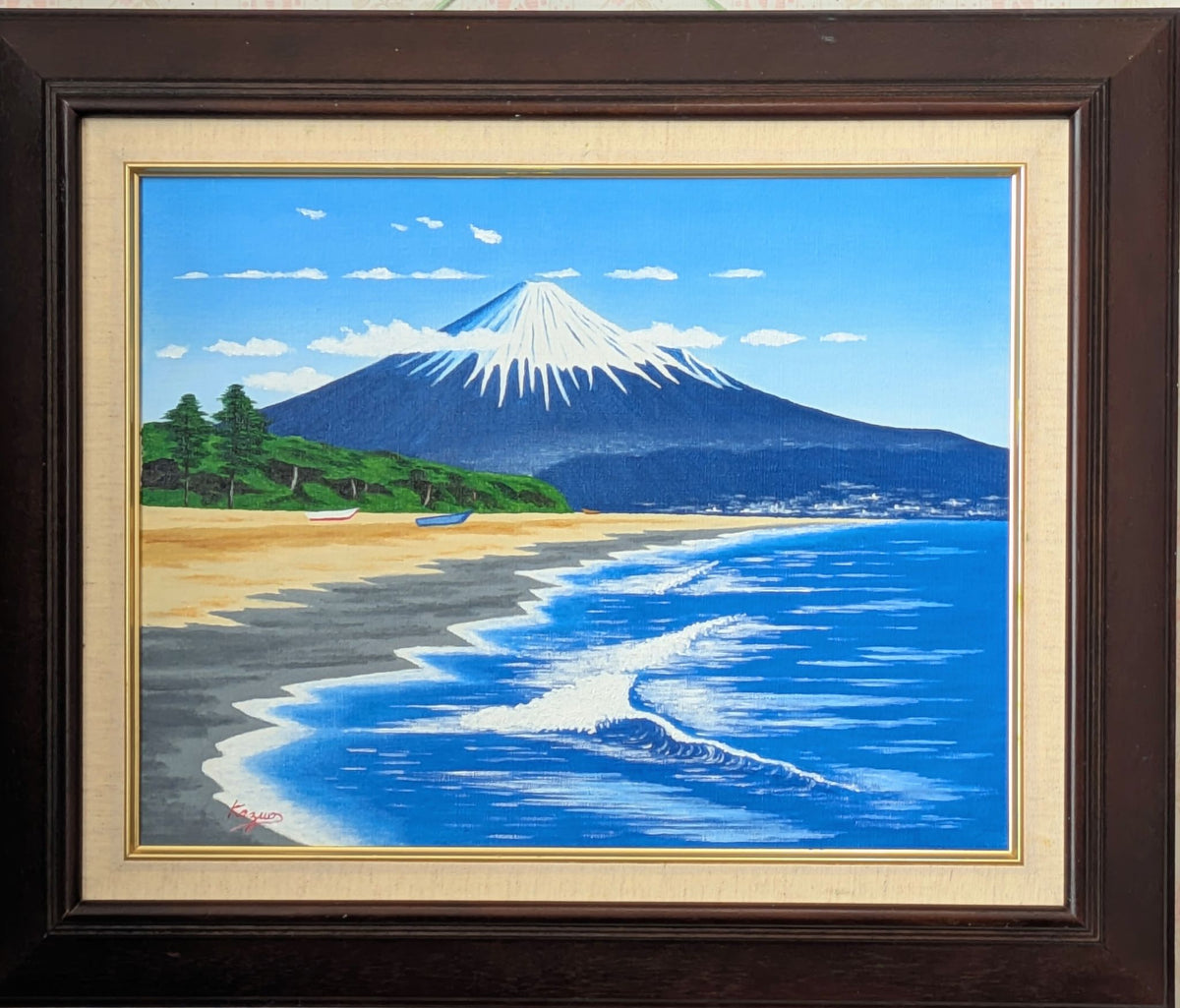 三保の松原と富士山