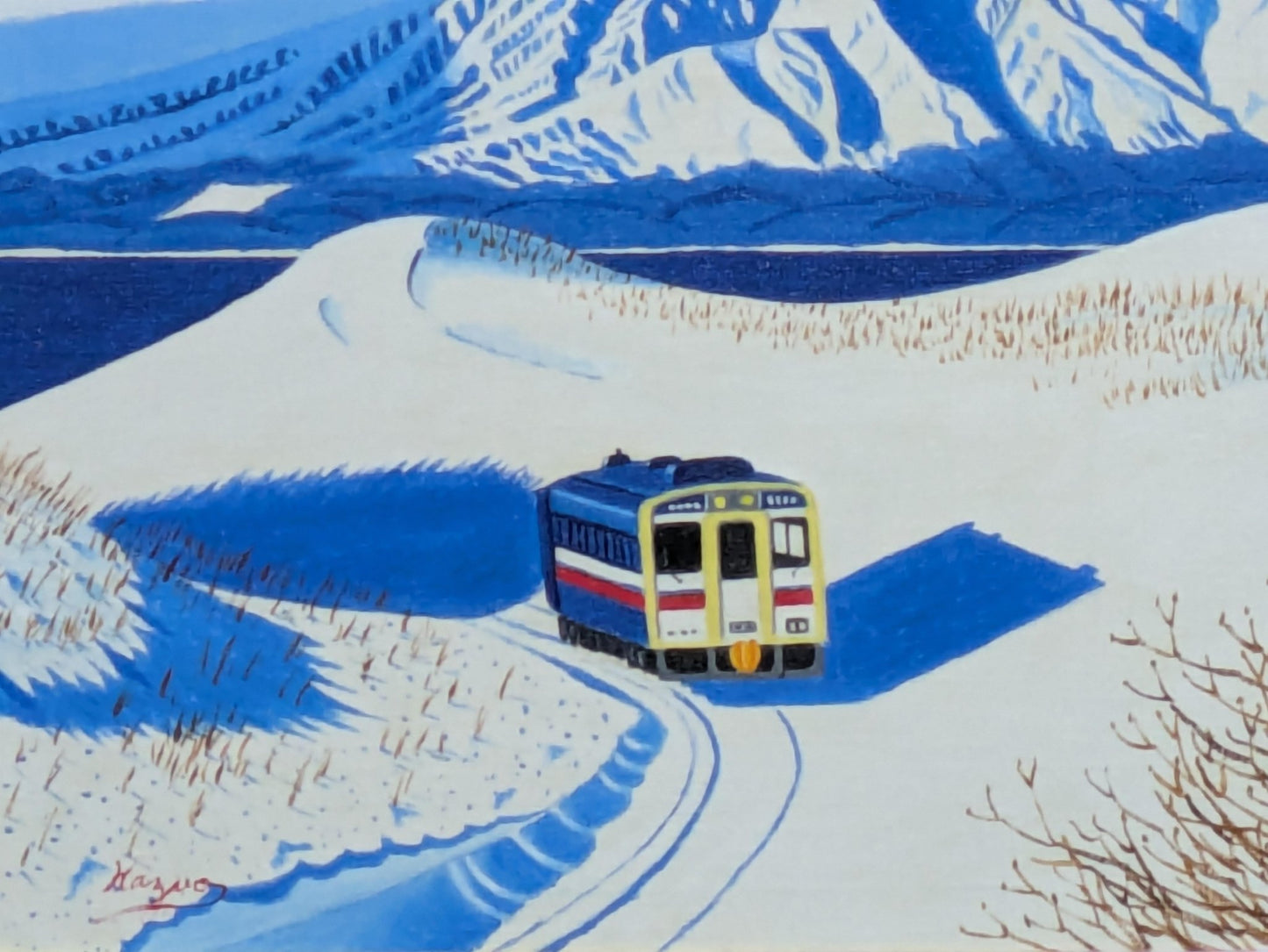 利尻島と走る電車2 - FROM ARTIST