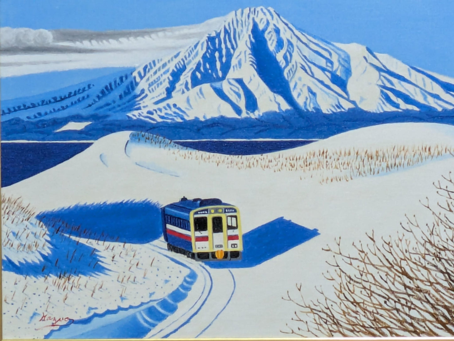 利尻島と走る電車2 - FROM ARTIST