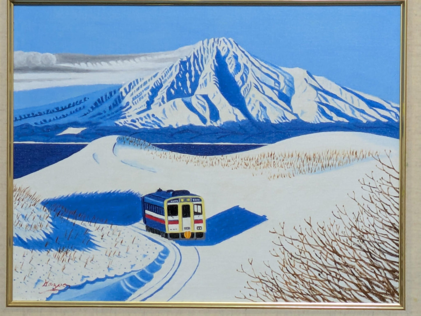 利尻島と走る電車2 - FROM ARTIST