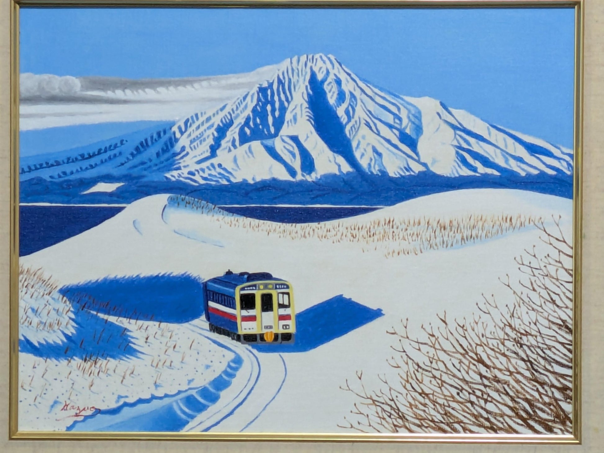 利尻島と走る電車2 - FROM ARTIST