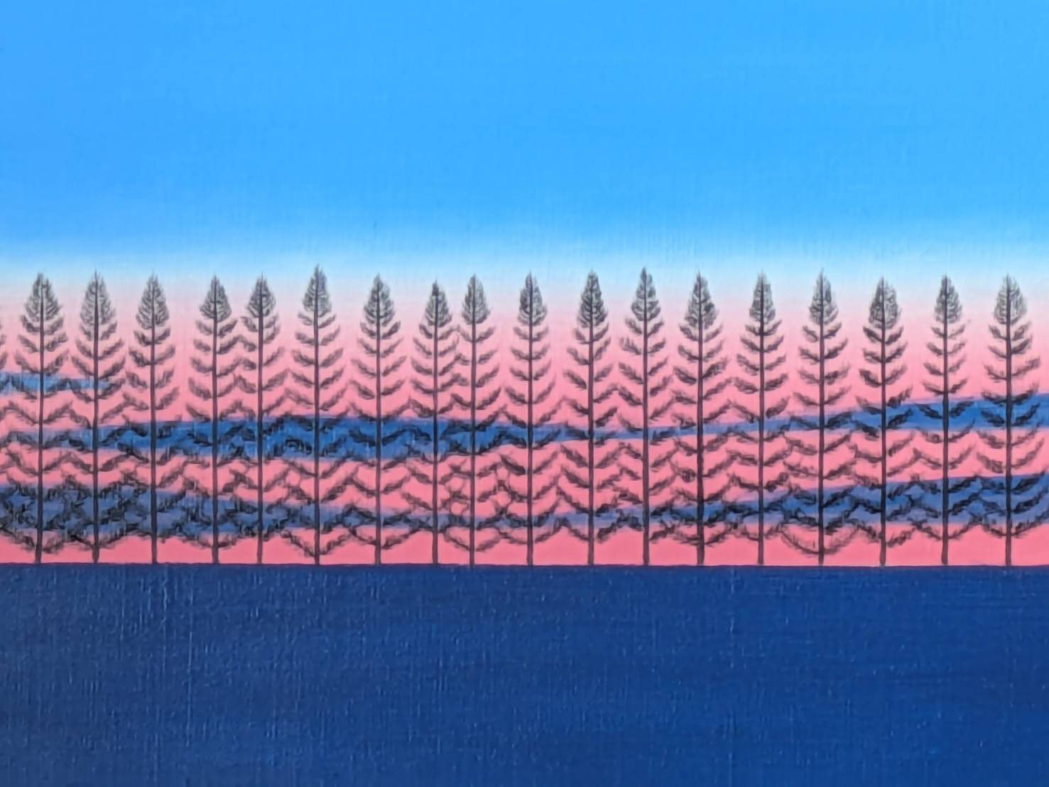 ★美瑛・夕暮れのマイルドセブンの丘・肉筆油彩画・F6キャンバス 絵画の通販、購入ならFROM ARTIST/作品名：美瑛夕暮れのマイルドセブン