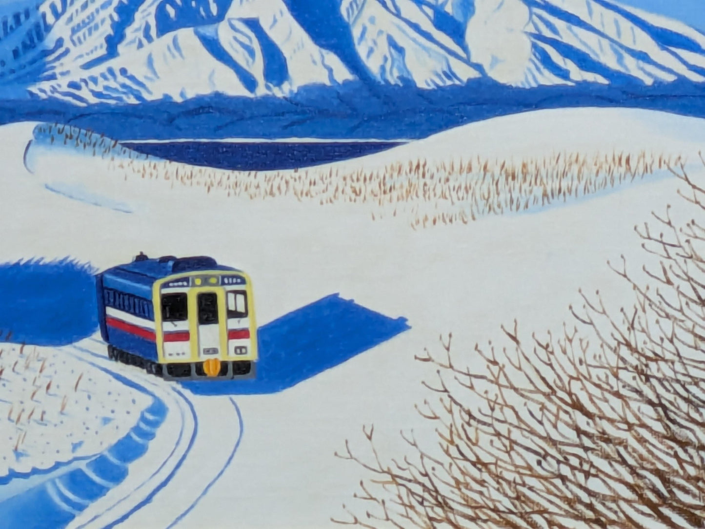 利尻島と走る電車2 - FROM ARTIST