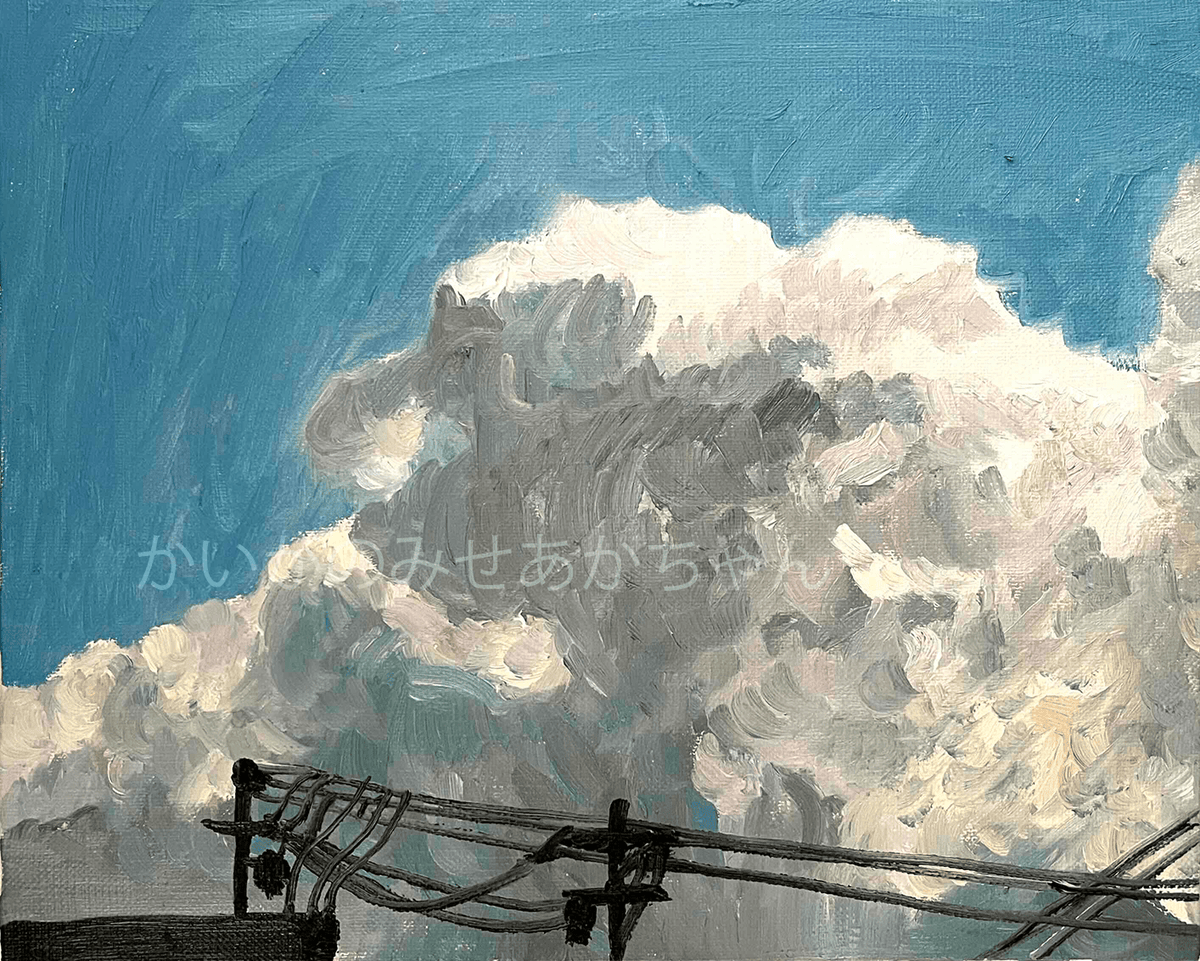 原画・油彩「近所の風景　その2」絵画 ・F3（22×27㎝ ）アート・キャンバス - FROM ARTIST