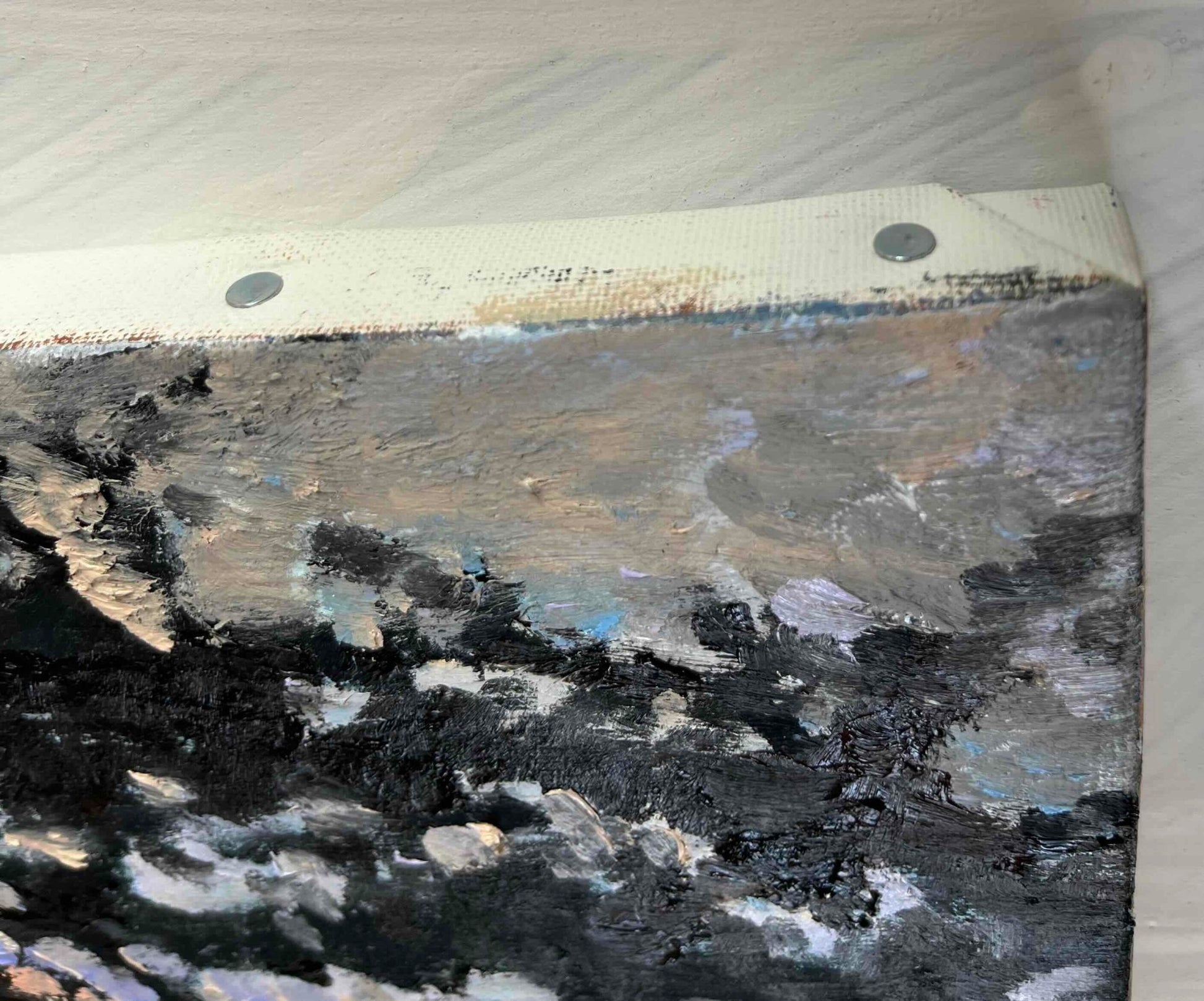 原画・油彩 「朝の木漏れ日　20260818」 絵画・ F6（32×41cm ）アート・ キャンバス - FROM ARTIST