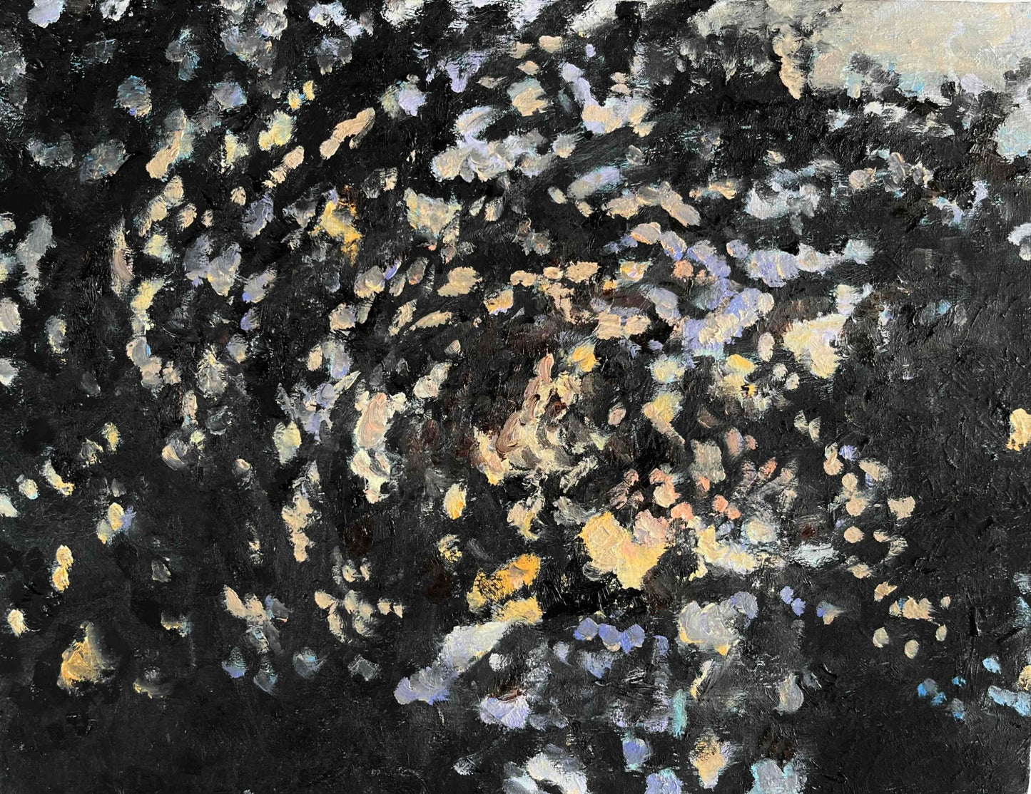 原画・油彩 「朝の木漏れ日　20260818」 絵画・ F6（32×41cm ）アート・ キャンバス - FROM ARTIST
