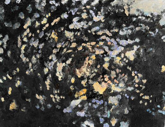 原画・油彩 「朝の木漏れ日　20260818」 絵画・ F6（32×41cm ）アート・ キャンバス - FROM ARTIST