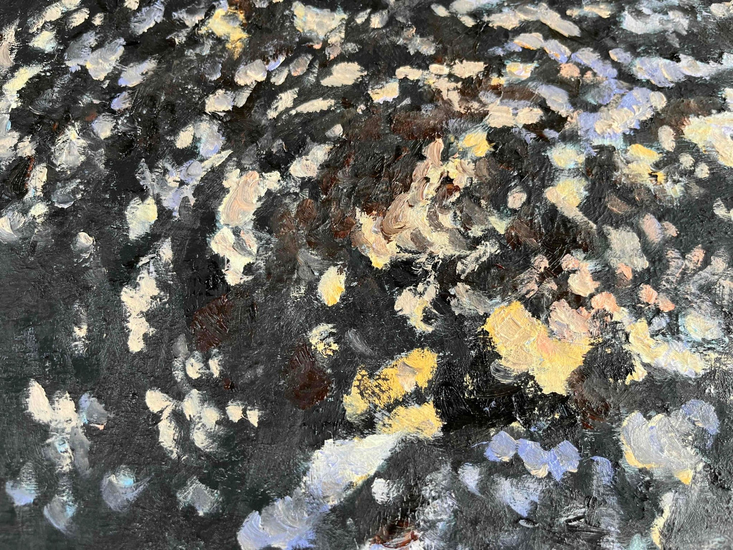 原画・油彩 「朝の木漏れ日　20260818」 絵画・ F6（32×41cm ）アート・ キャンバス - FROM ARTIST