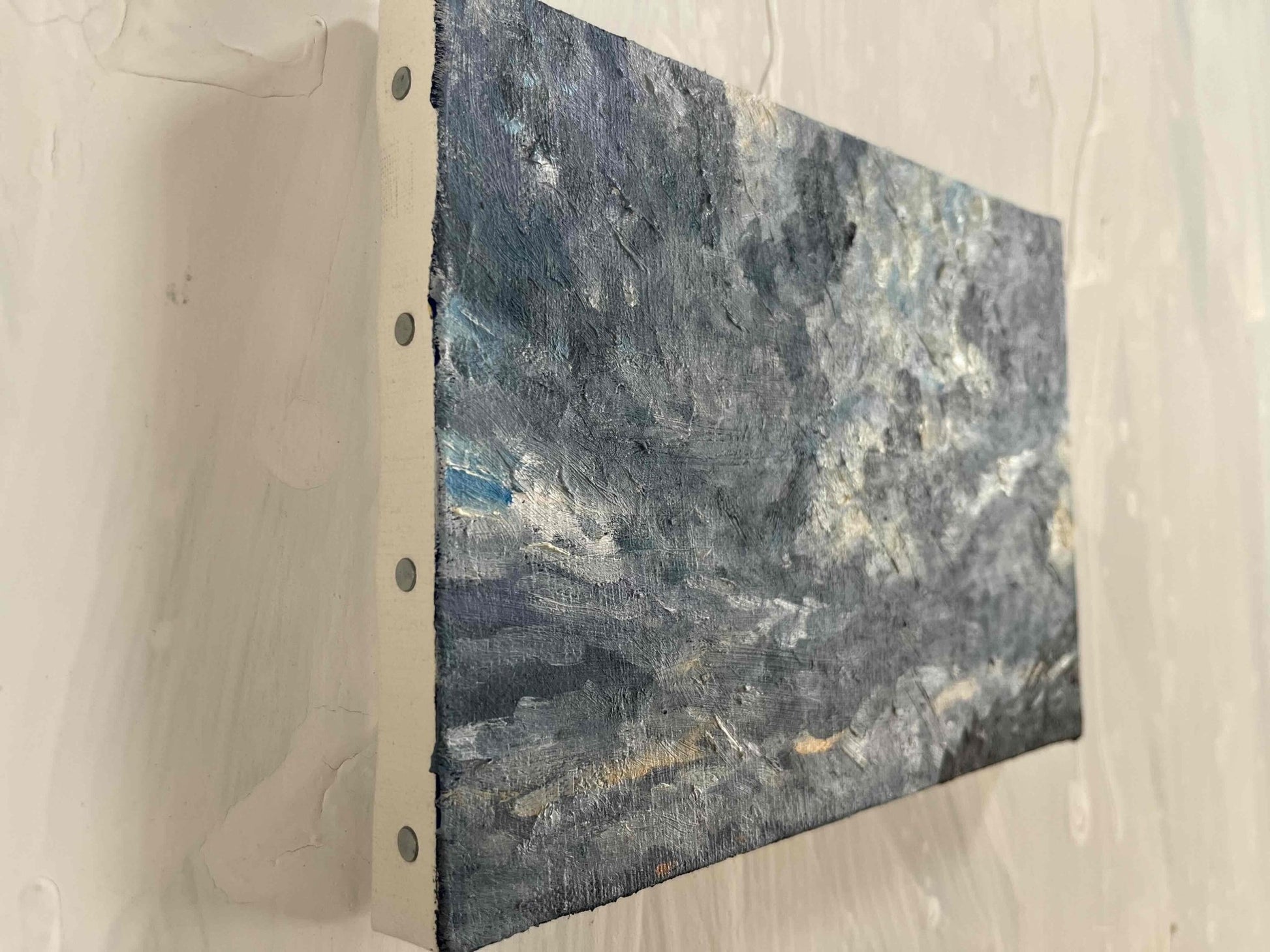 原画・油彩「近所の風景　20265」絵画・サムホール（16×23㎝）アート・キャンバス - FROM ARTIST