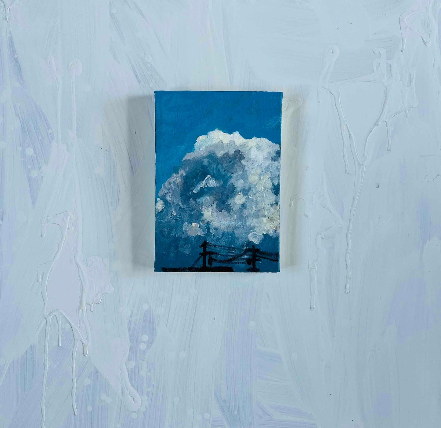 原画・油彩「近所の風景　20266」絵画・サムホールサイズ （16×23㎝）アート・キャンバス - FROM ARTIST