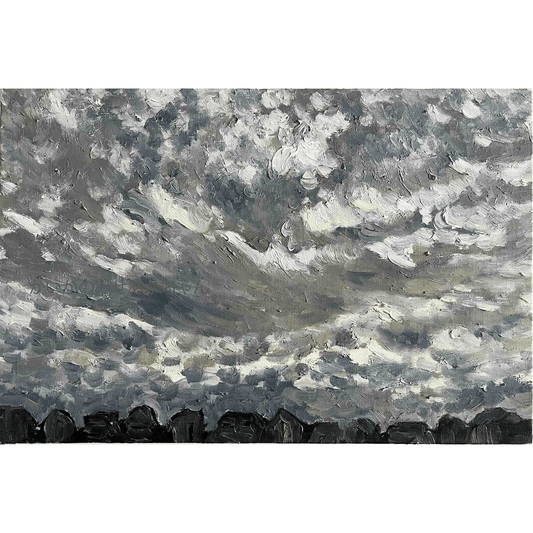 原画・油彩 「近所の風景　20269」 絵画・ P6（27×41cm ）アート・ キャンバス - FROM ARTIST
