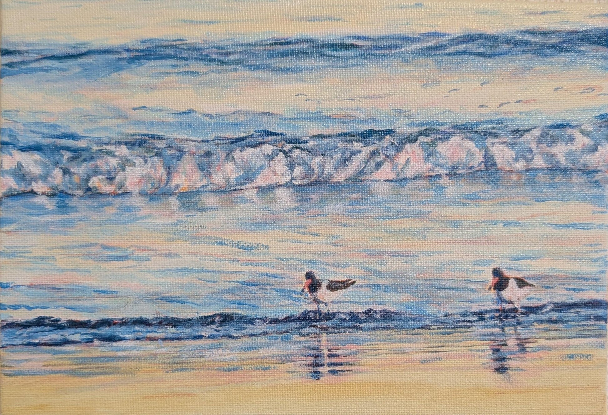 『2羽と海（Two birds and the sea）』 - FROM ARTIST