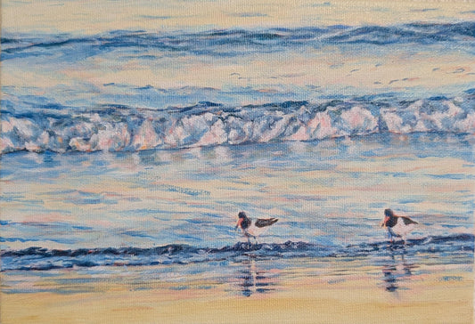 『2羽と海（Two birds and the sea）』 - FROM ARTIST