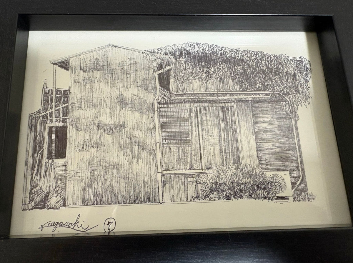 「記憶の街 ― ボールペン画ミニ原画3点セット ―」 - FROM ARTIST