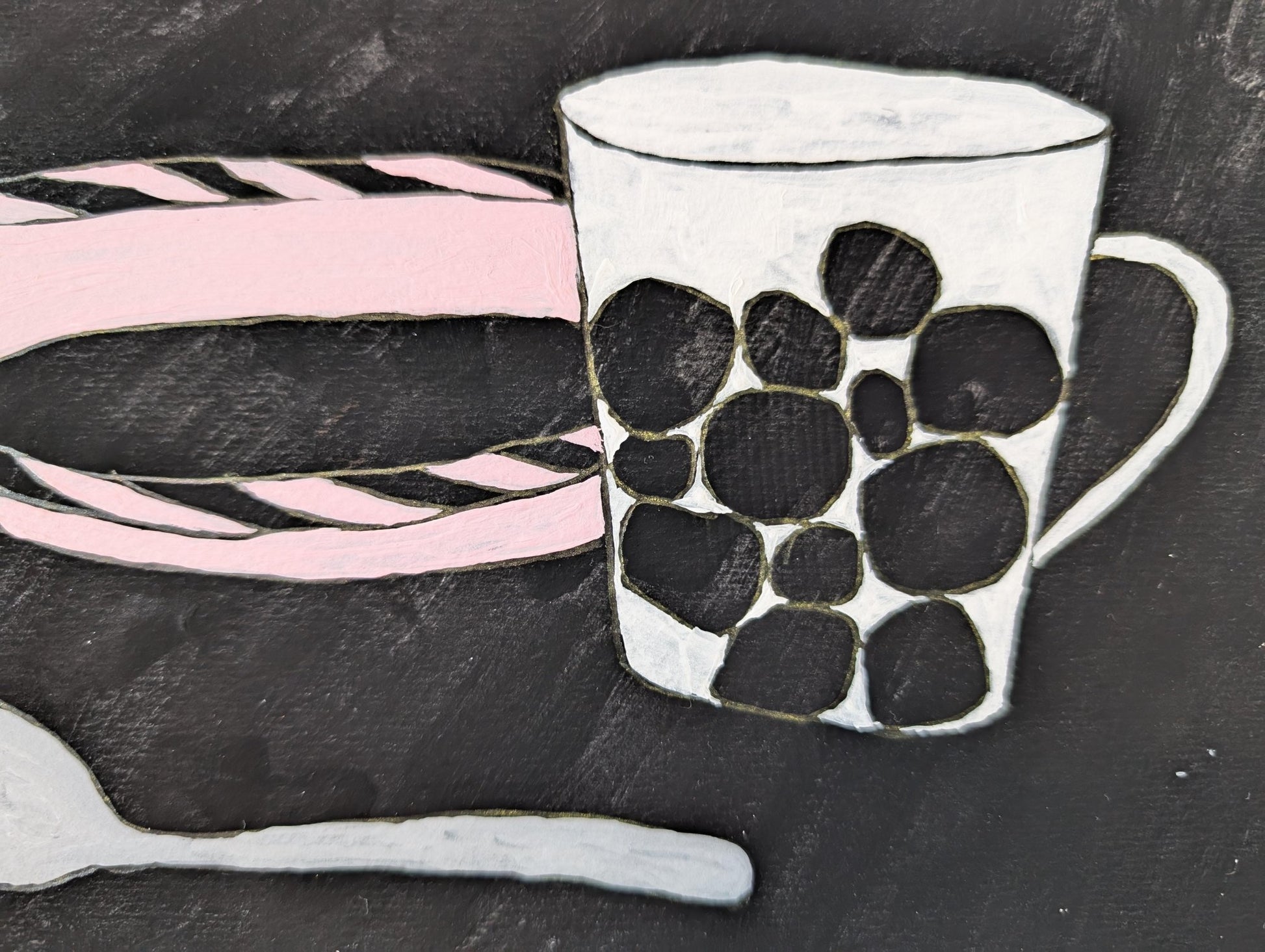 『a mug, a soup plate, and a spoon』 - FROM ARTIST