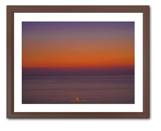 【額付アート写真/A3ノビ】ORANGE AND PURPLE GRADIENT（オレンジと紫のグラデーション） - FROM ARTIST