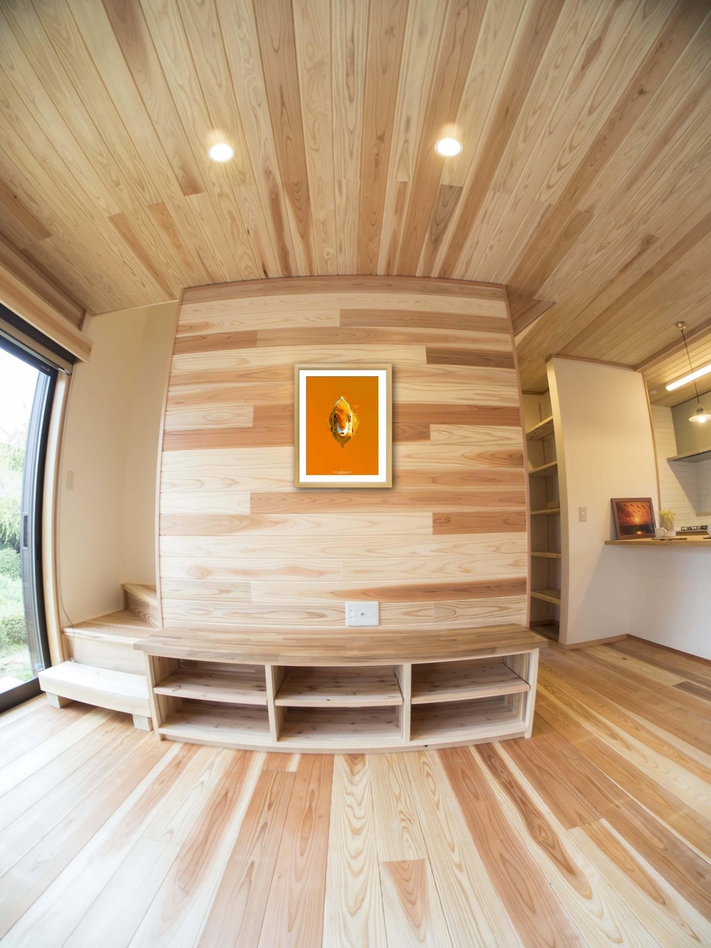 【額付アート写真/A3ノビ】ORANGE IS WATCHING（オレンジは見ている） - FROM ARTIST