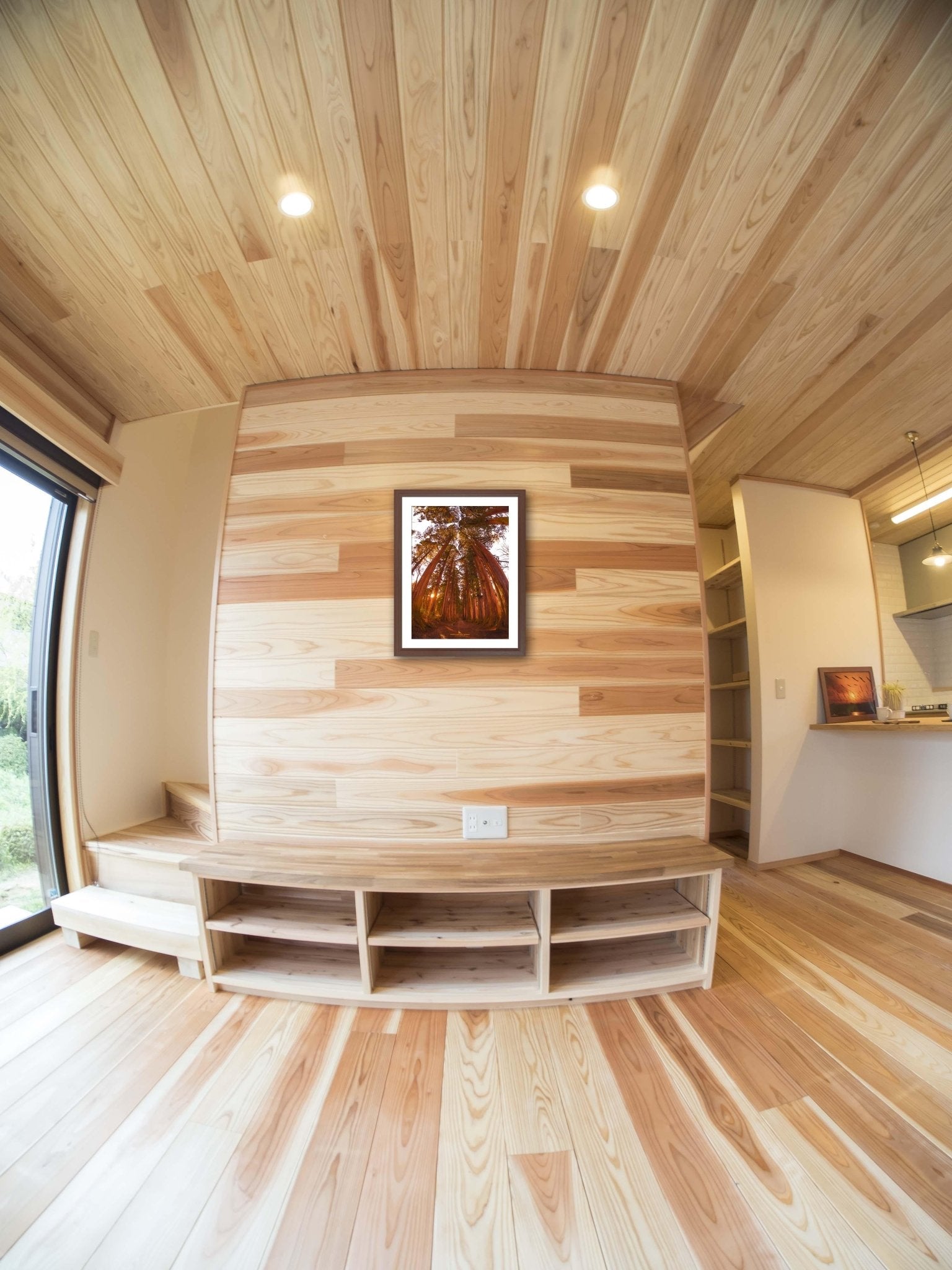 【額付アート写真/A3ノビ】SACRED ROAD IN ORANGE（オレンジの神聖なる道） - FROM ARTIST