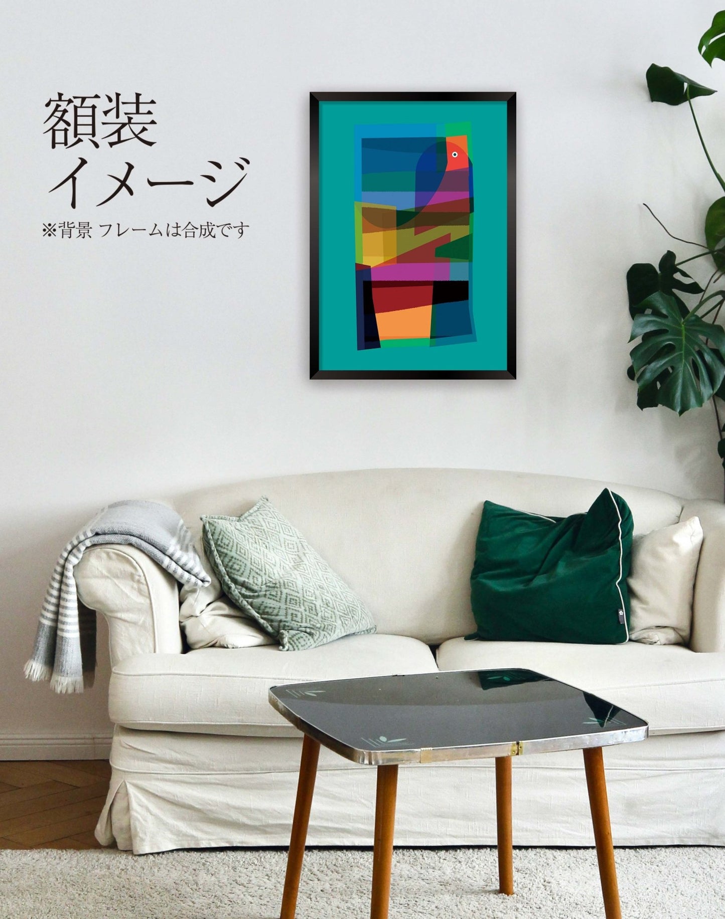 akf0987 subtle presence-小さな存在感が立ち上がる抽象作品 - FROM ARTIST