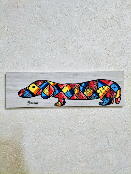 Colorful Dachshund - FROM ARTIST