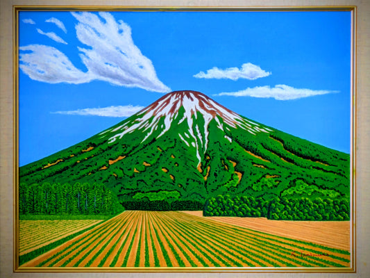 早春の羊蹄山