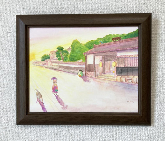 夕暮れと恋のロマンス通り(塩見縄手通り)