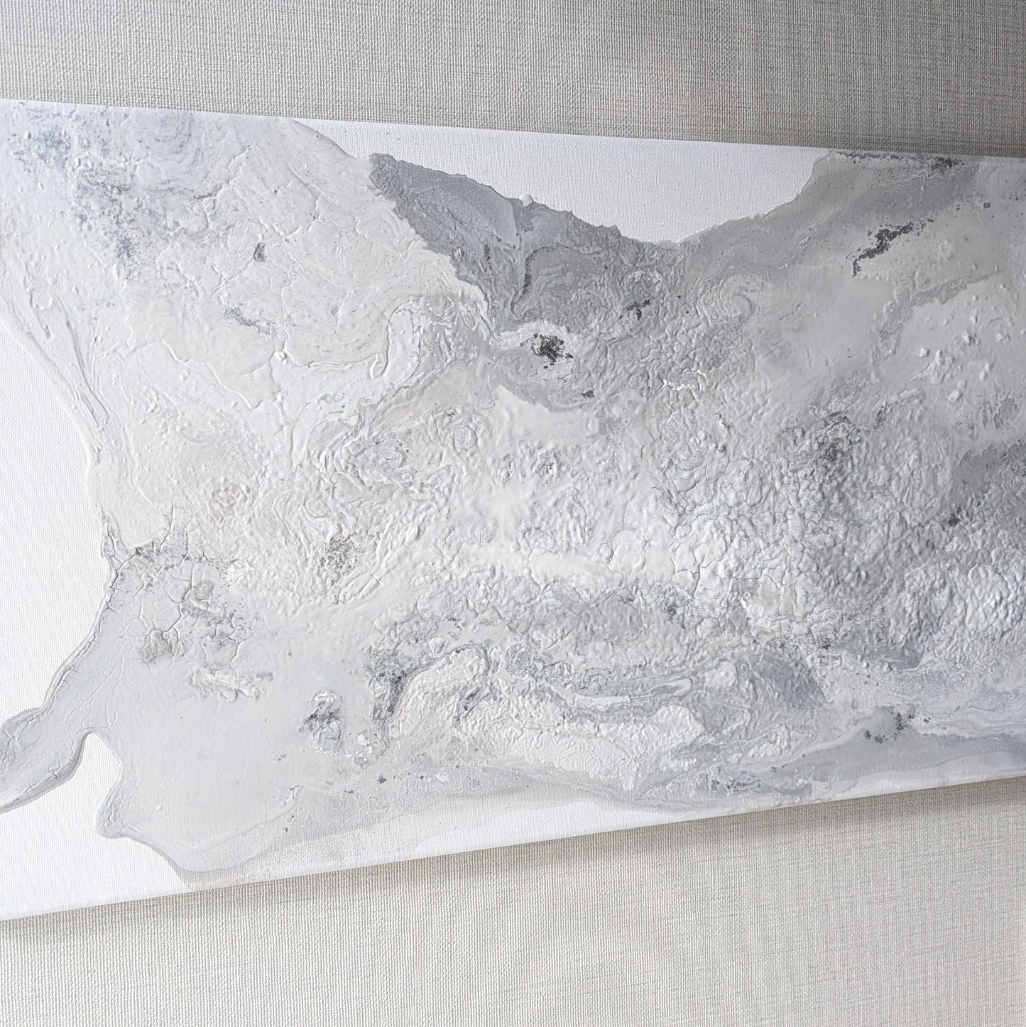 Fulid art 40×80– Monochrome Flow - FROM ARTIST