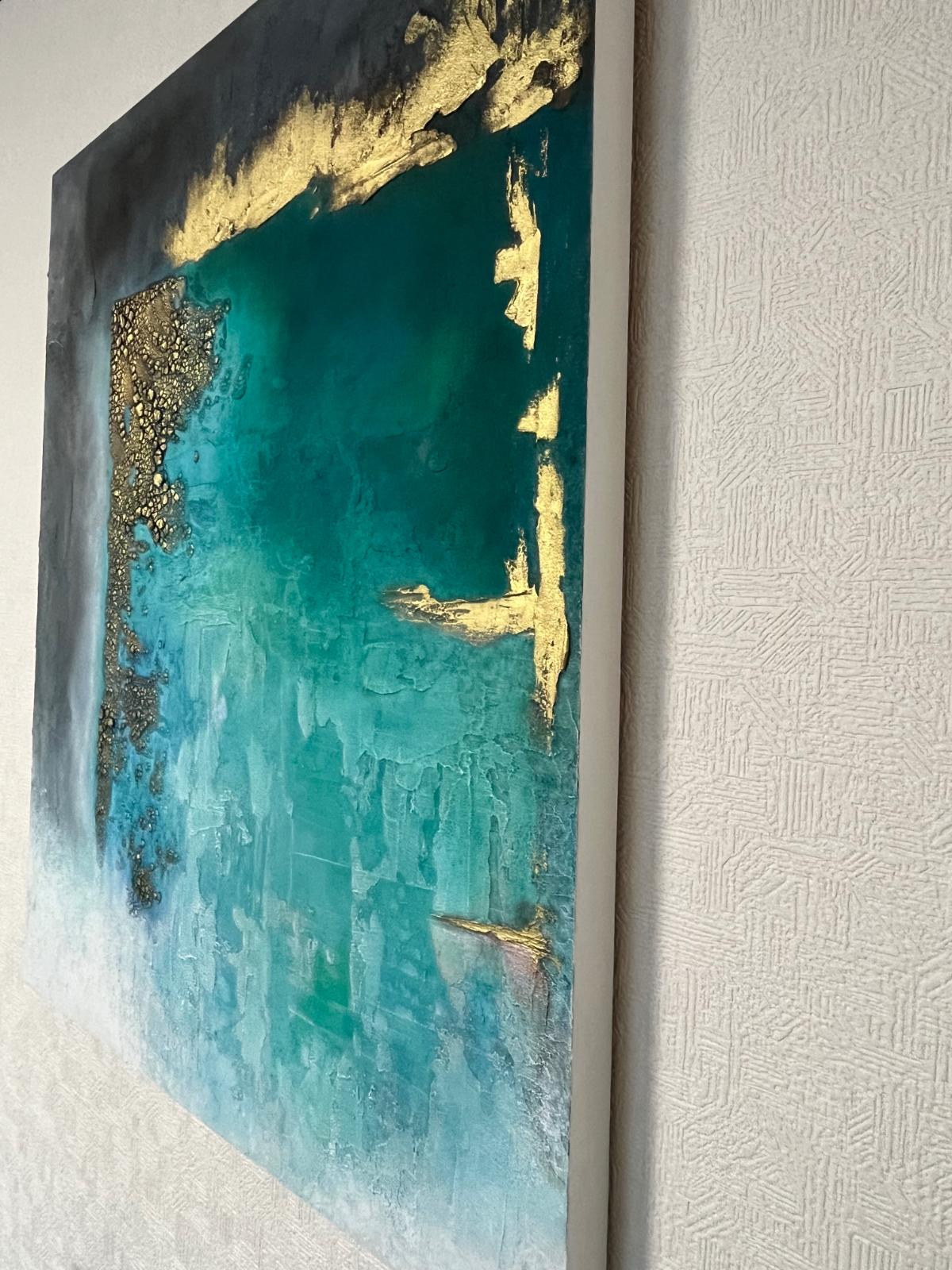 Hidden lake/gold stone - FROM ARTIST