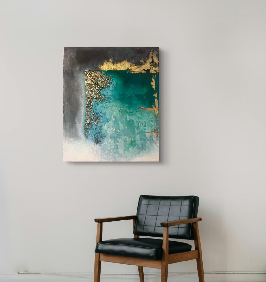 Hidden lake/gold stone - FROM ARTIST