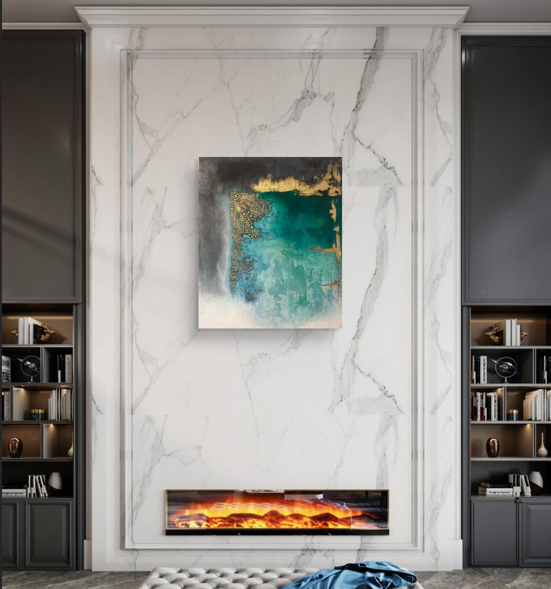 Hidden lake/gold stone - FROM ARTIST