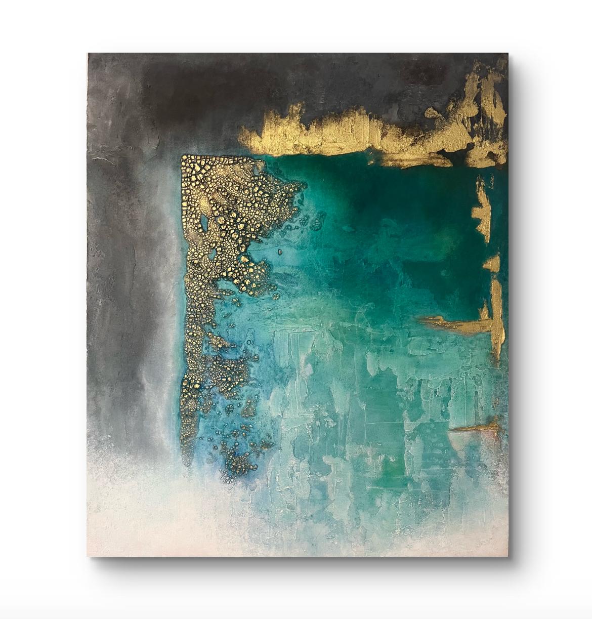 Hidden lake/gold stone - FROM ARTIST