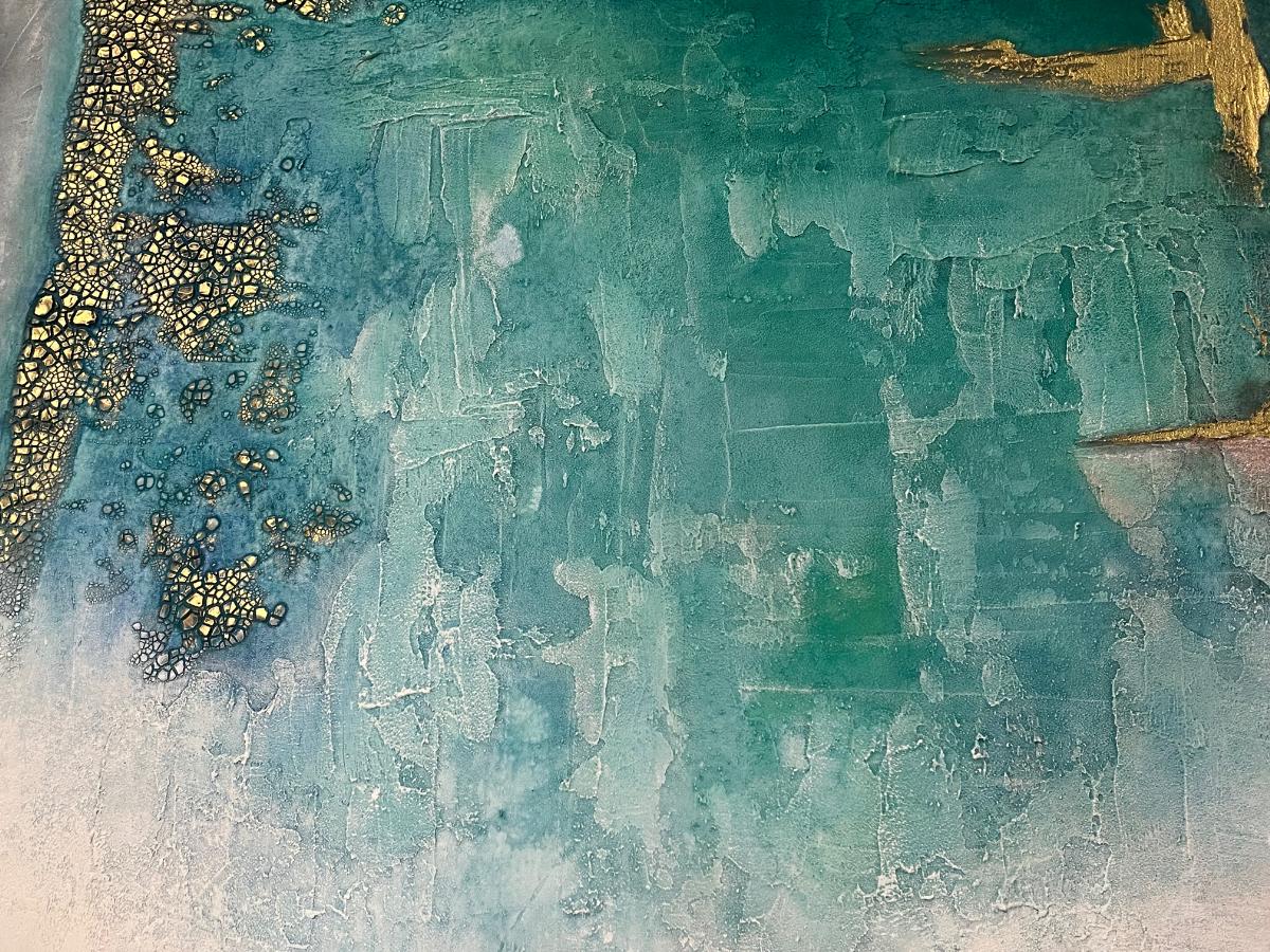 Hidden lake/gold stone - FROM ARTIST