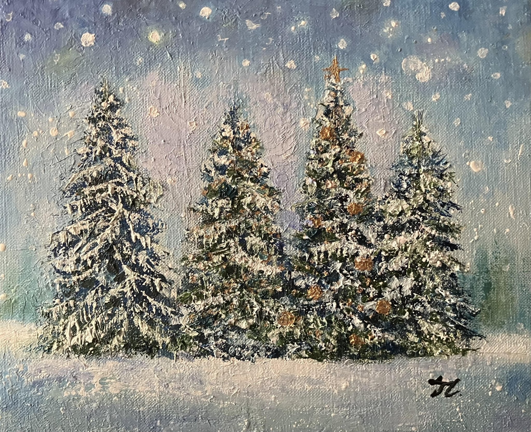 絵画の通販、購入ならFROM ARTIST/作品名：Holy night/作家名：平田 智子