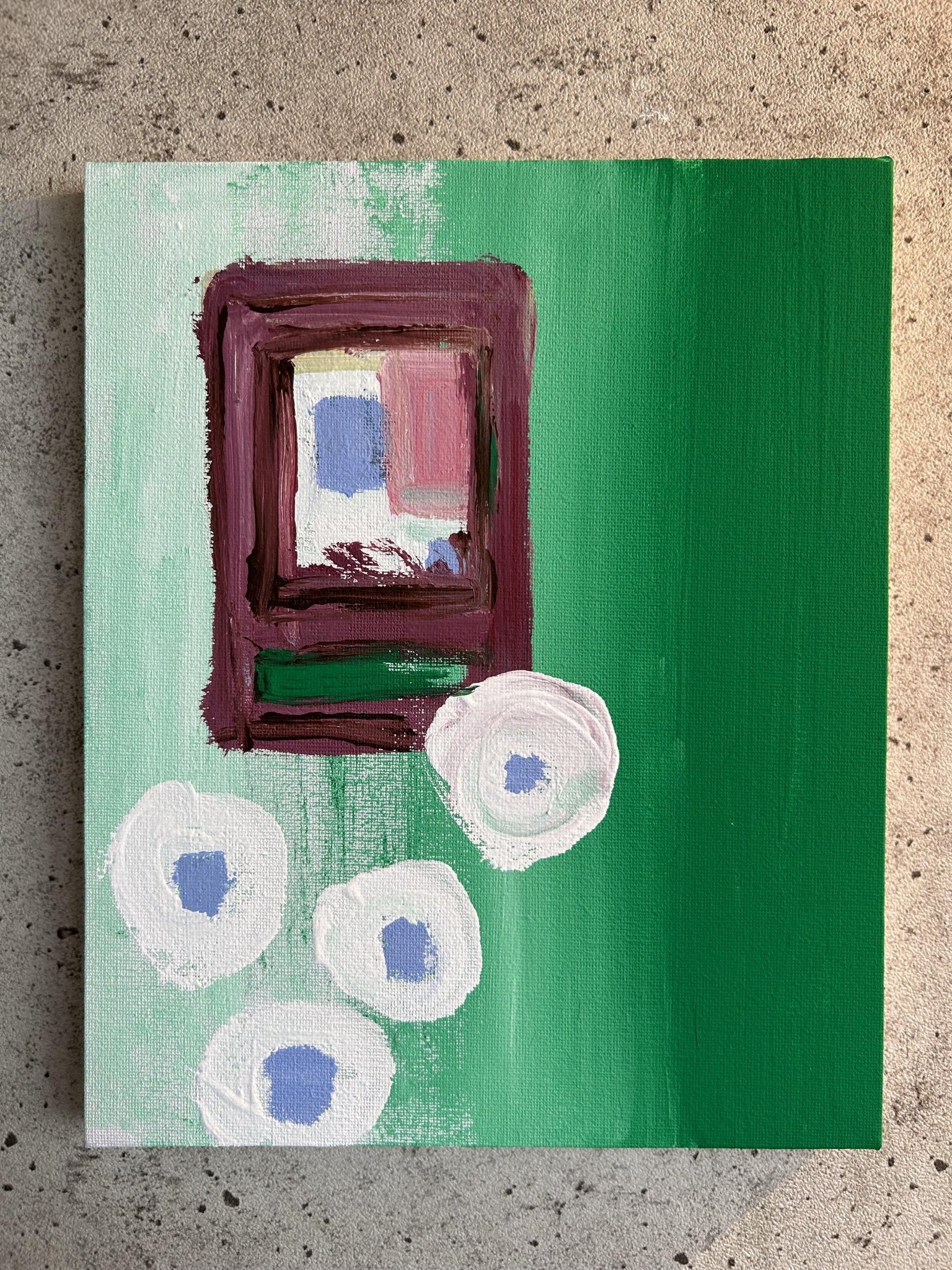 hydrangea and window - FROM ARTIST