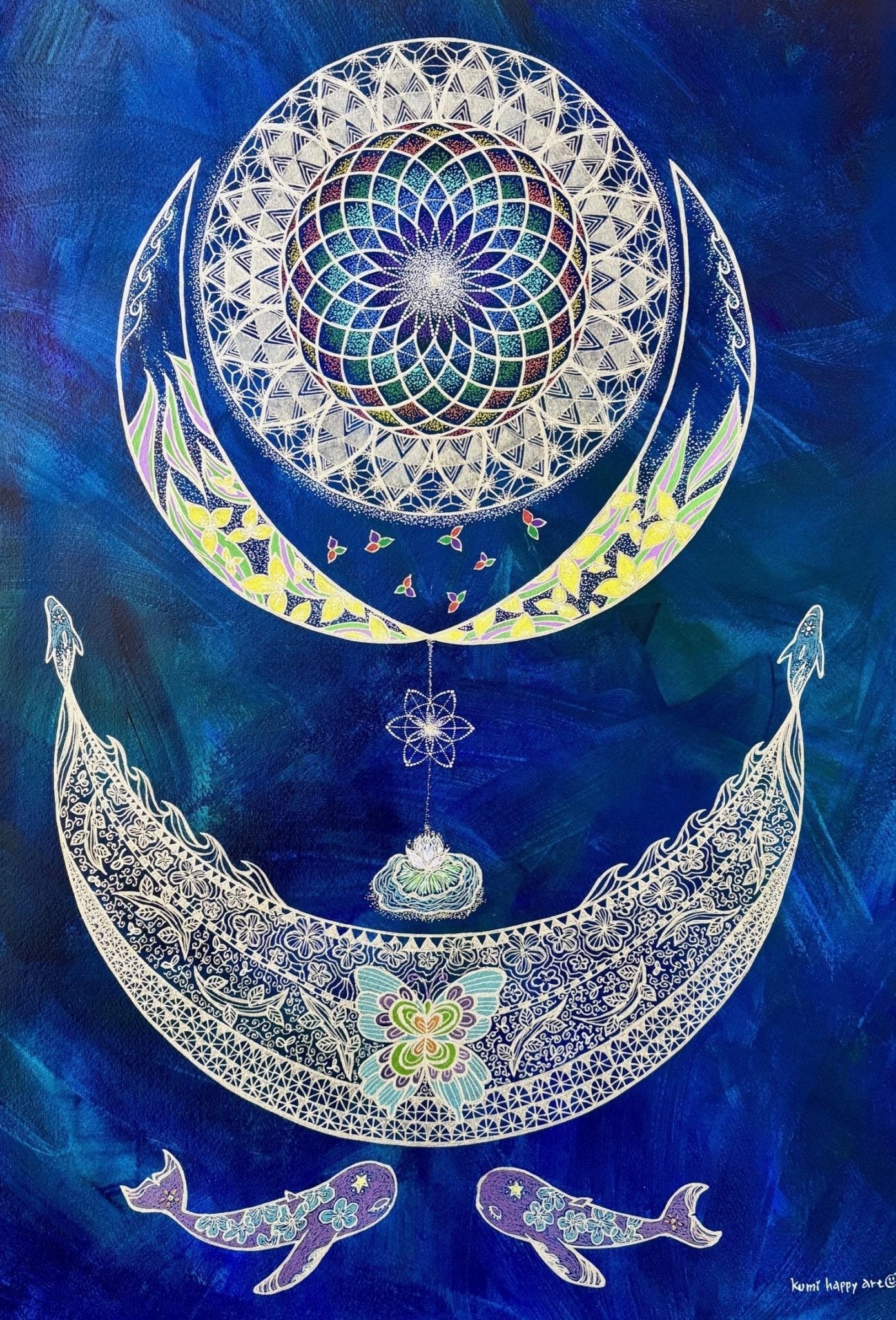 Meditation Art "クジラの方舟がやってくる" - FROM ARTIST