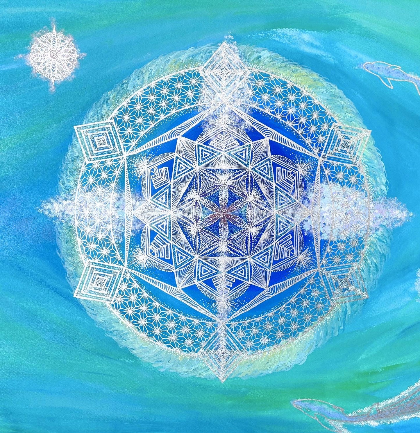 Meditation art : 海。上から、中から／Ocean - From Above, From Within - FROM ARTIST