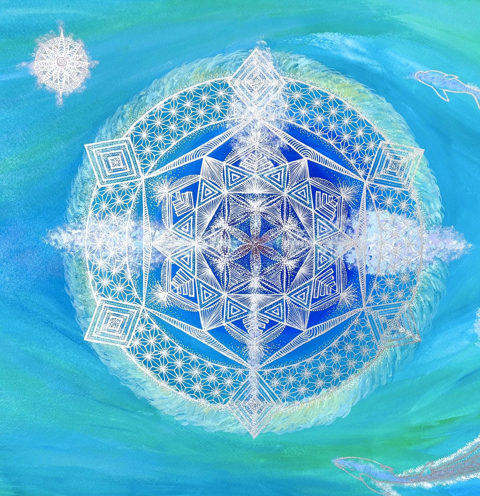 Meditation art : 海。上から、中から／Ocean - From Above, From Within - FROM ARTIST