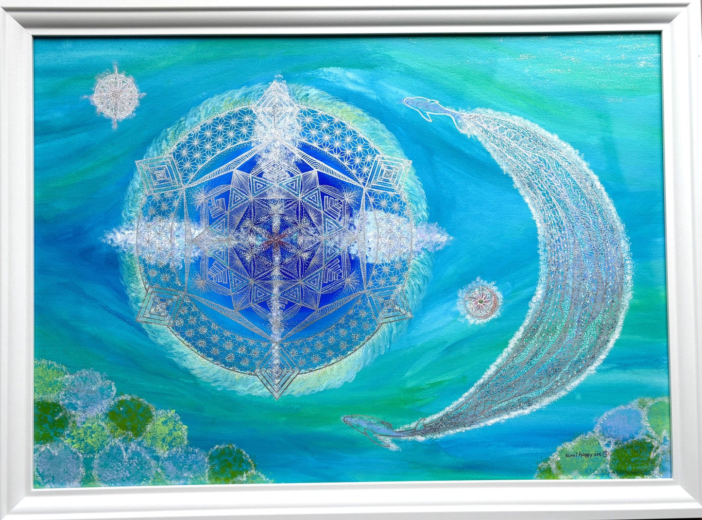 Meditation art : 海。上から、中から／Ocean - From Above, From Within - FROM ARTIST