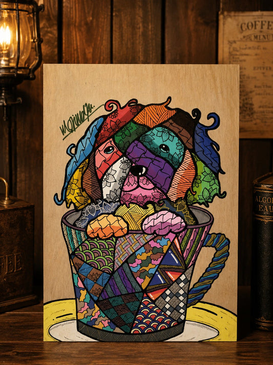 Our teacup poodle - FROM ARTIST