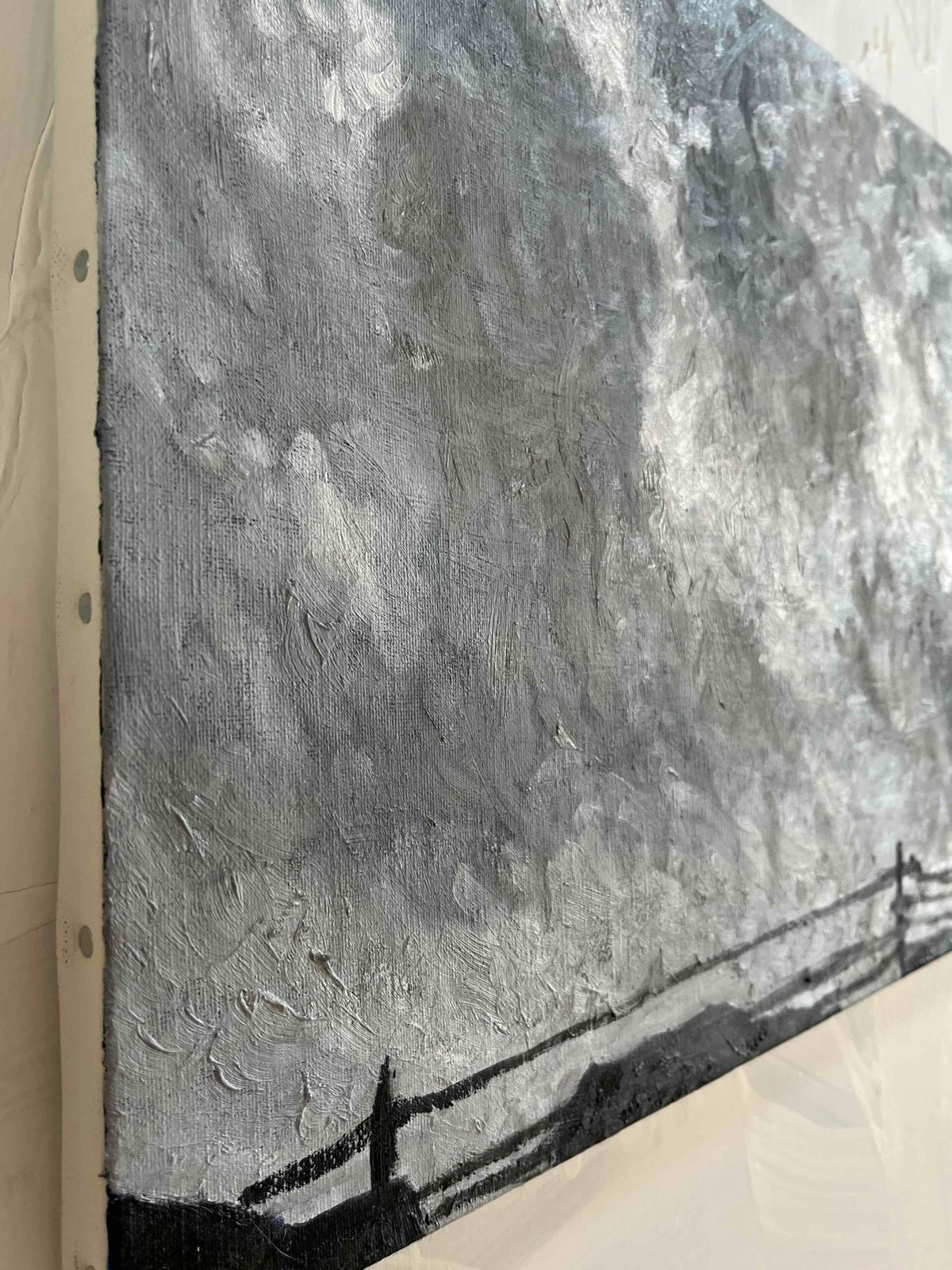 原画・油彩「近所の風景」絵画・ P8（33×46㎝）アート ・キャンバス - FROM ARTIST