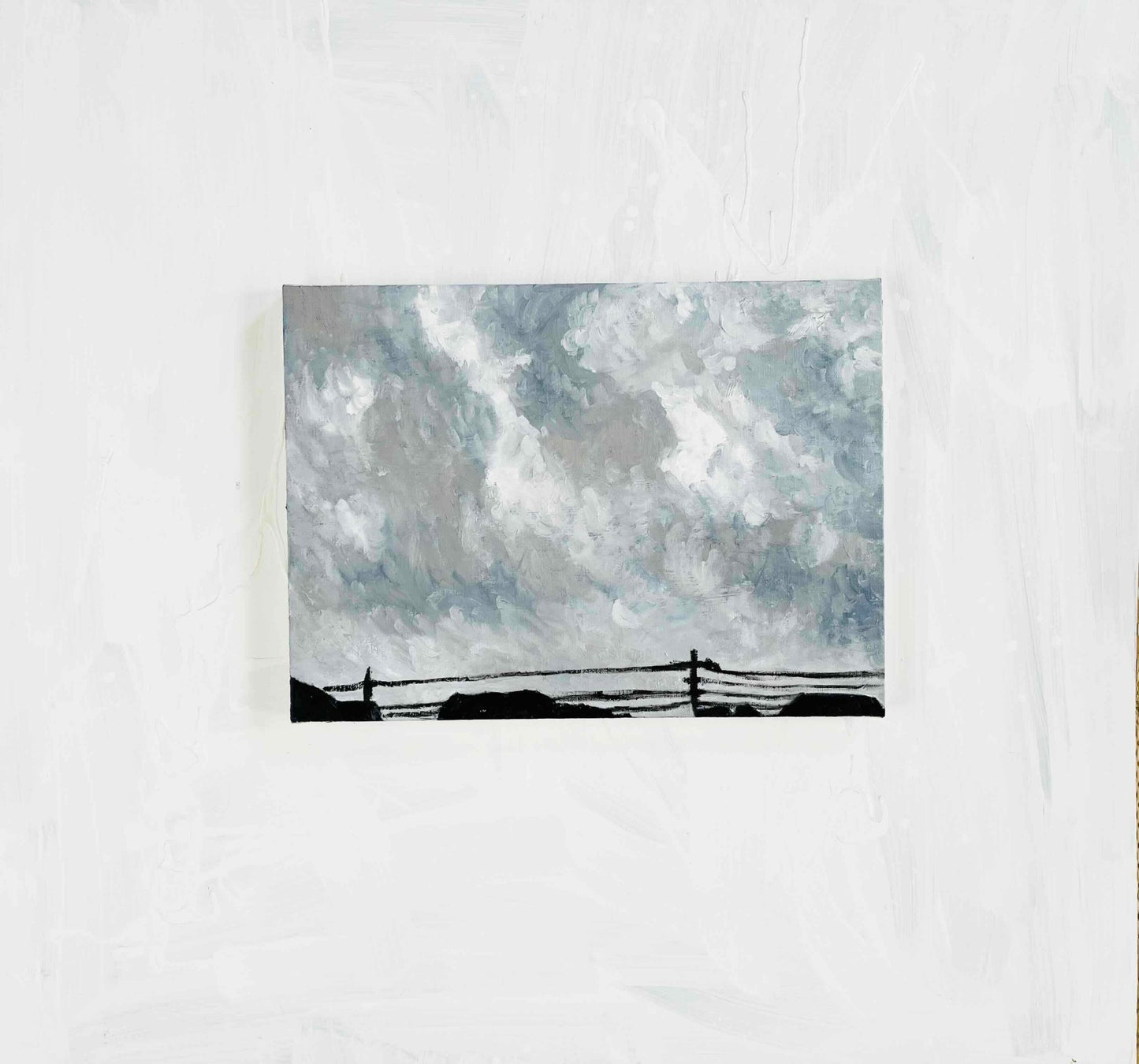 原画・油彩「近所の風景」絵画・ P8（33×46㎝）アート ・キャンバス - FROM ARTIST