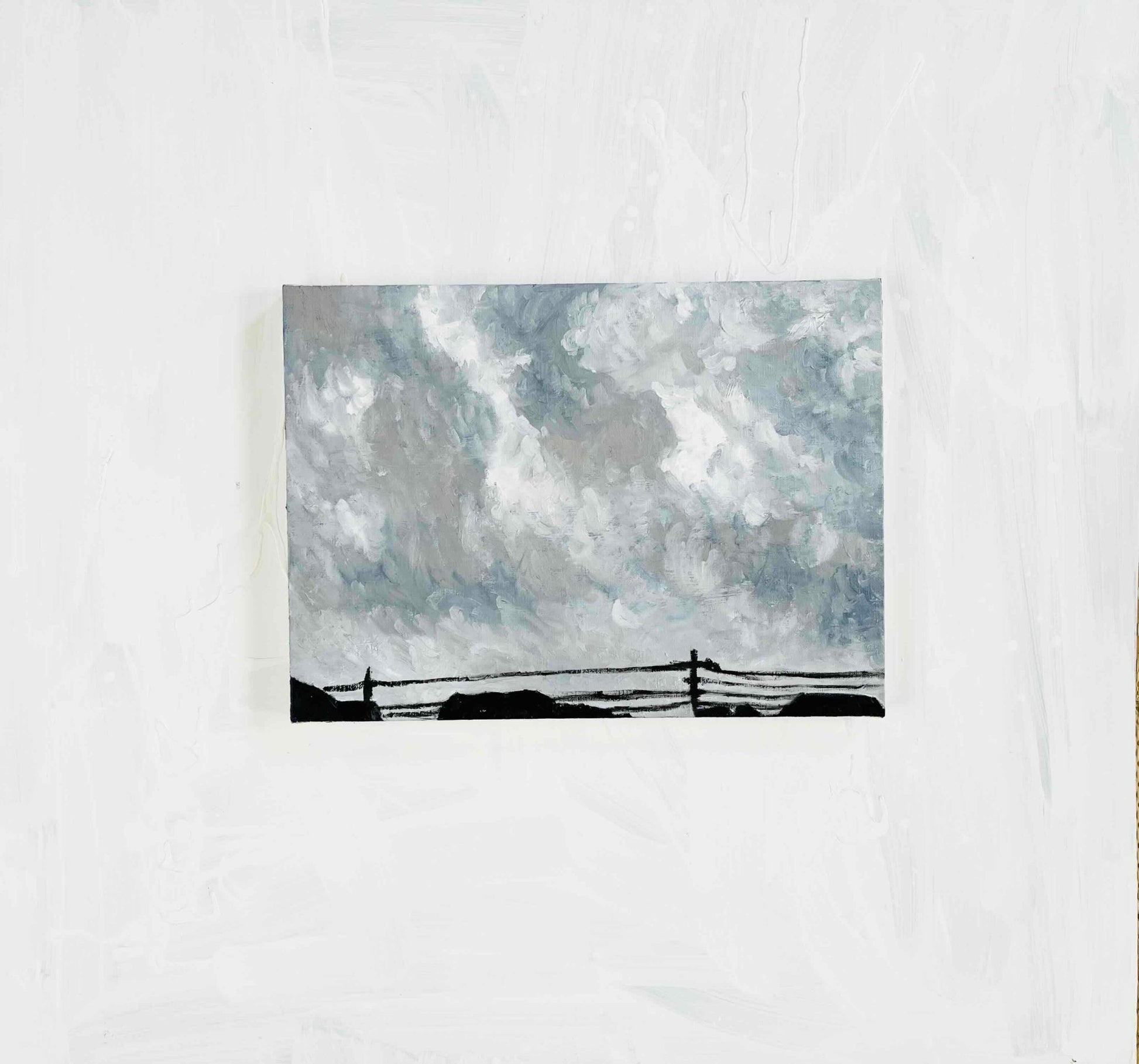 原画・油彩「近所の風景」絵画・ P8（33×46㎝）アート ・キャンバス - FROM ARTIST