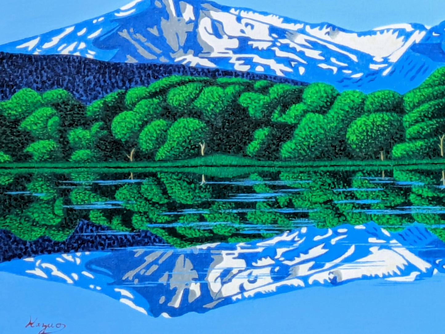 鳥海山と湖Ⅱ - FROM ARTIST